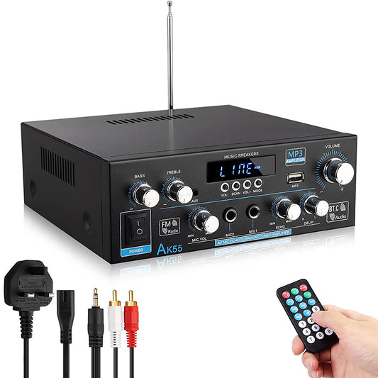 EKLEVOR 70W+70W Dual Channel Sound Power Audio Stereo Receiver